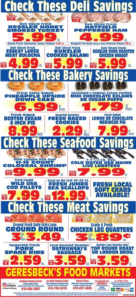 <b>Geresbeck's</b> Food Market is in the Grocery Stores, Independent business. . Geresbecks sales ad